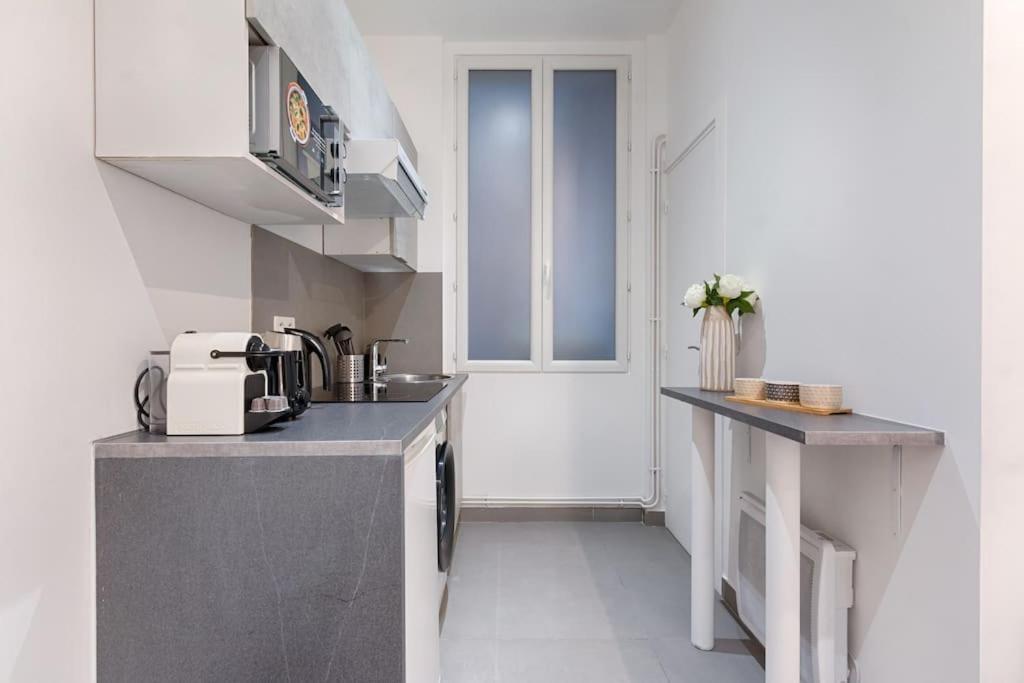 Batignolles Lemercier Cosy Apartment 4P-1Br Paris Exterior foto